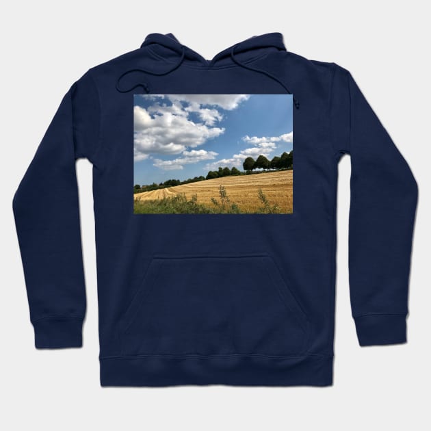 Rural German landscape in Schleswig-Holstein Hoodie by Khala